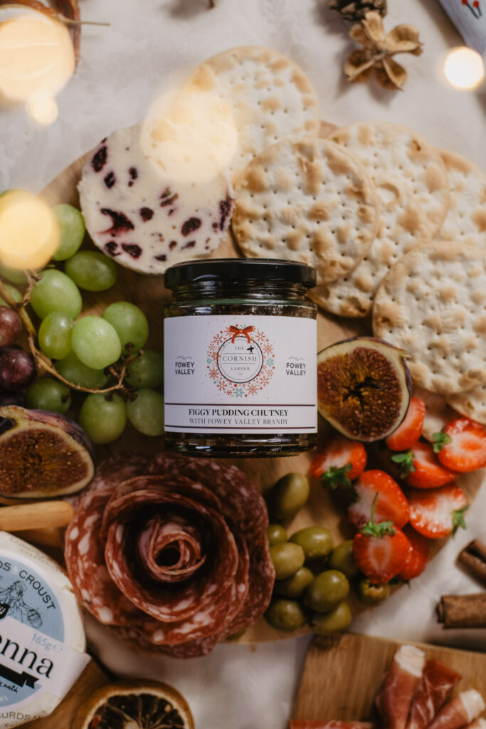 The Cornish Larder figgy pudding chutney with fowey valley brandy